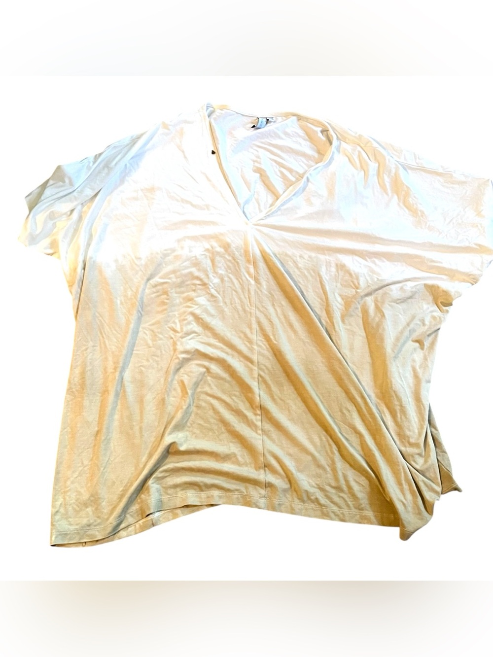 Skemo V-Neck Oversized Ombré Tee